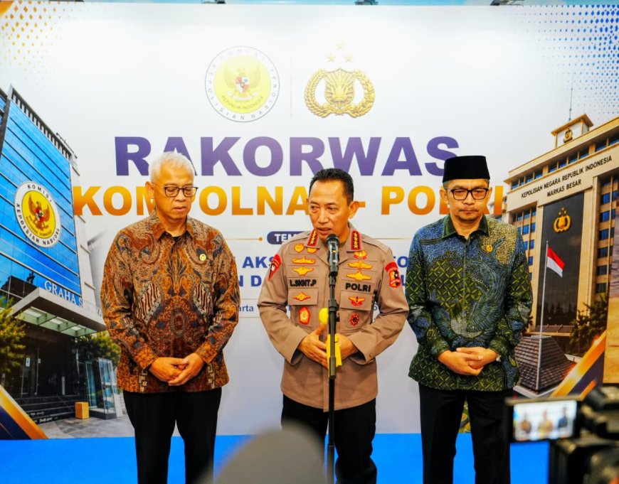 Kapolri Dorong Hubungan Kemitraan yang Produktif dengan Kompolnas