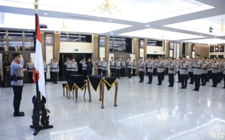 Polri Gelar Sertijab Sejumlah PJU Mabes dan Kapolda